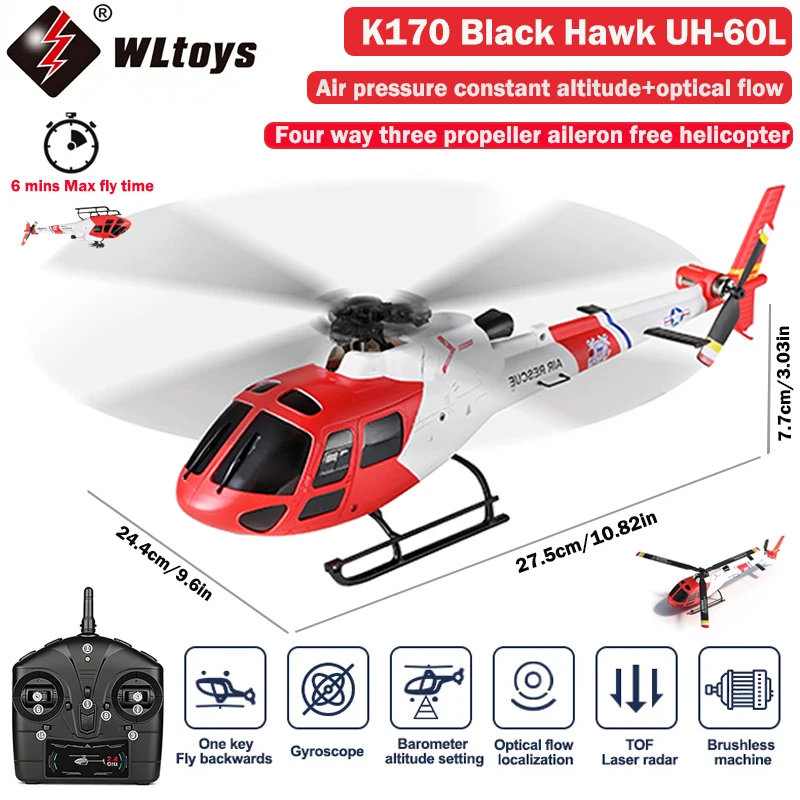 WLtoys 4CH K150-AS350 RC Helic - đánh giá và giá Rc Helicopter Gas