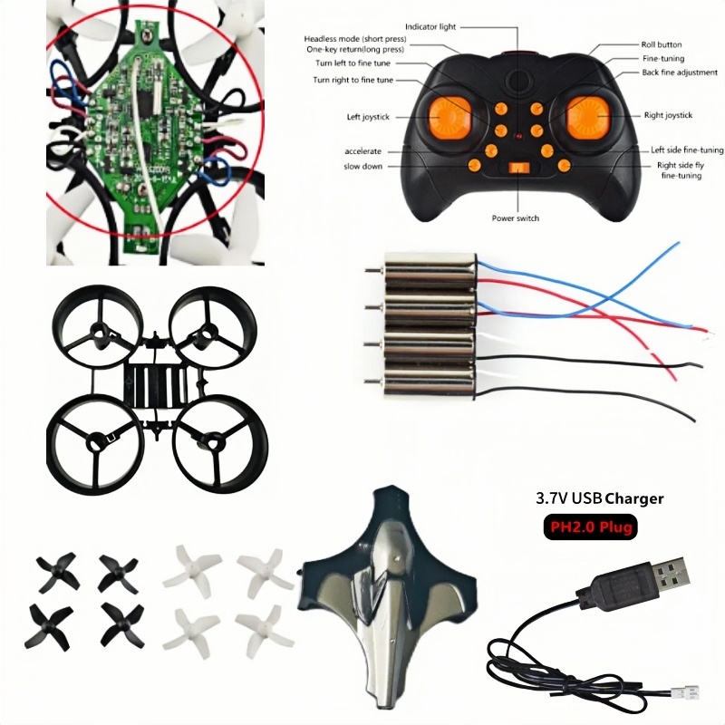 Complete DIY Drone Kit 2.4G 6A - đánh giá và giá Eachine Drone E010